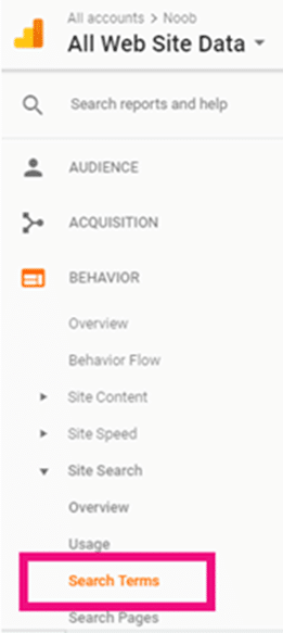 Search terms