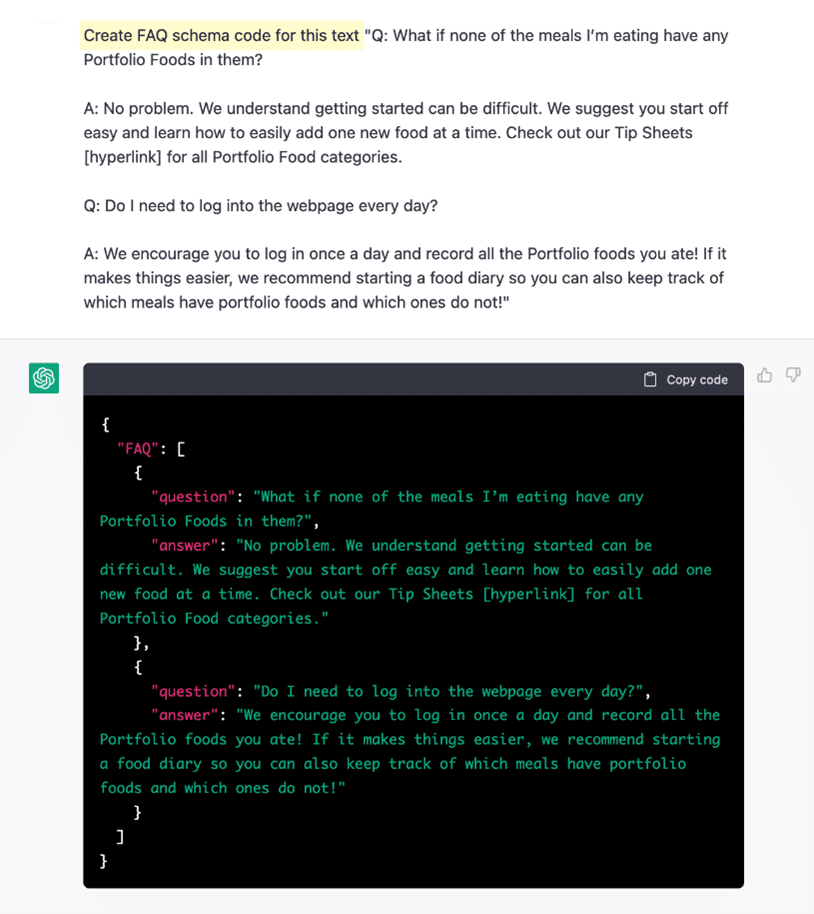 Image of AI seo faq
